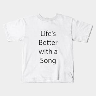 Music Quote 9 Kids T-Shirt